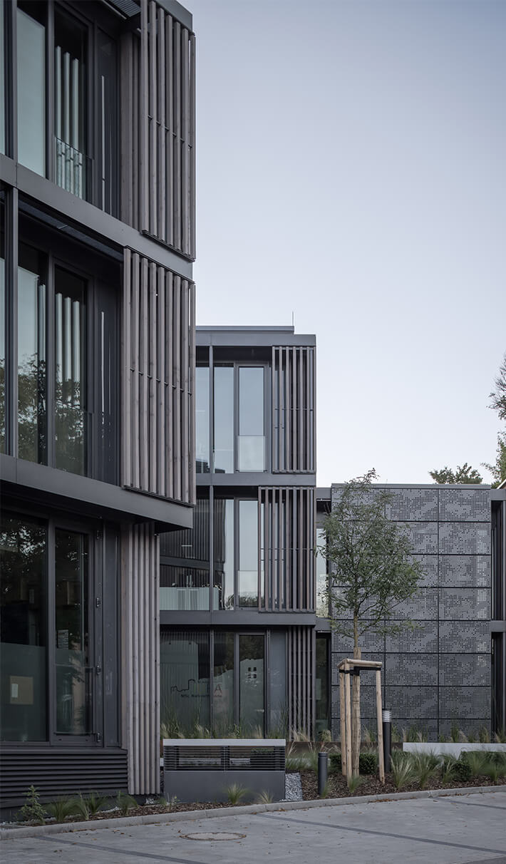 Distler Architketen Neubau Büro- und Praxisgebäude W19 Fassade